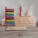 Boulier en bois Montessori enfant compteur