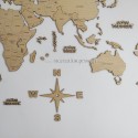 Maps monde deco murale en bois planisphere géant personnalisable