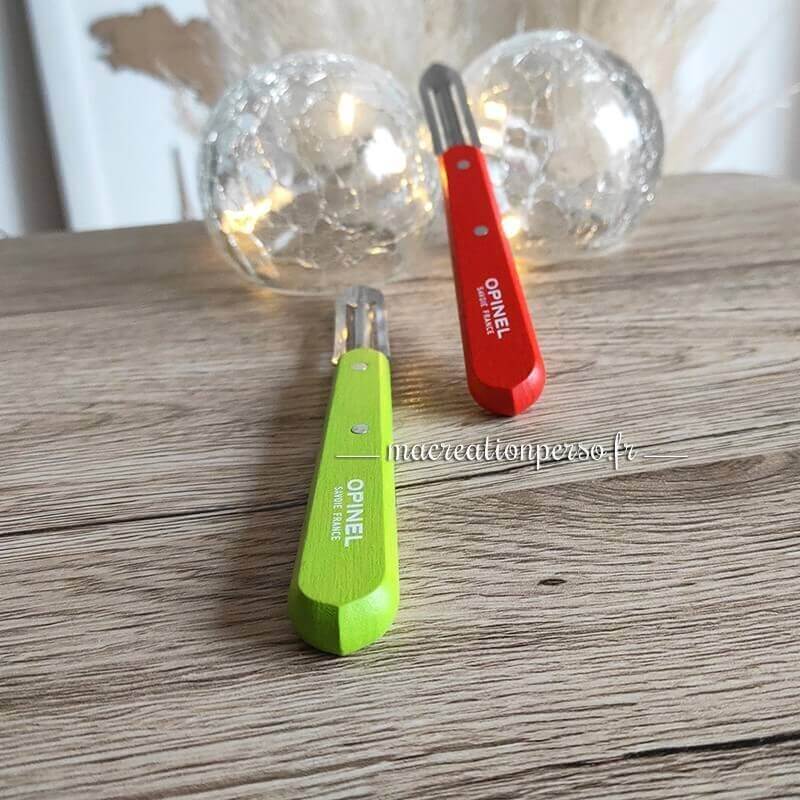 Éplucheur à légumes Opinel couteau n° 115 rouge et vert