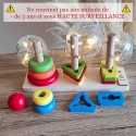 Jouet éducatif 3 ans en bois trieur pour enfant à personnaliser