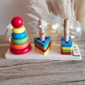 Jouet éducatif méthode Montessori en bois trieur pour enfant