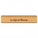 Règle personnalisée made in France en bois - 151 x 30 mm
