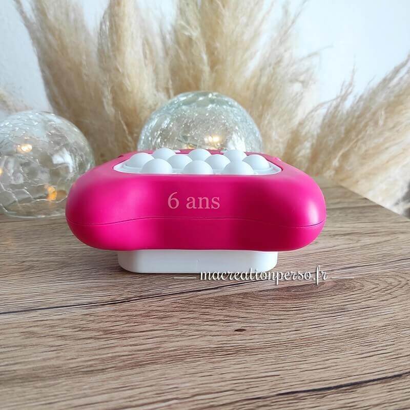 Pop it jouet électrique manette personnalisé rose