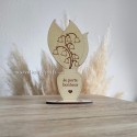 Brin de muguet bois porte bonheur original 1 er mai