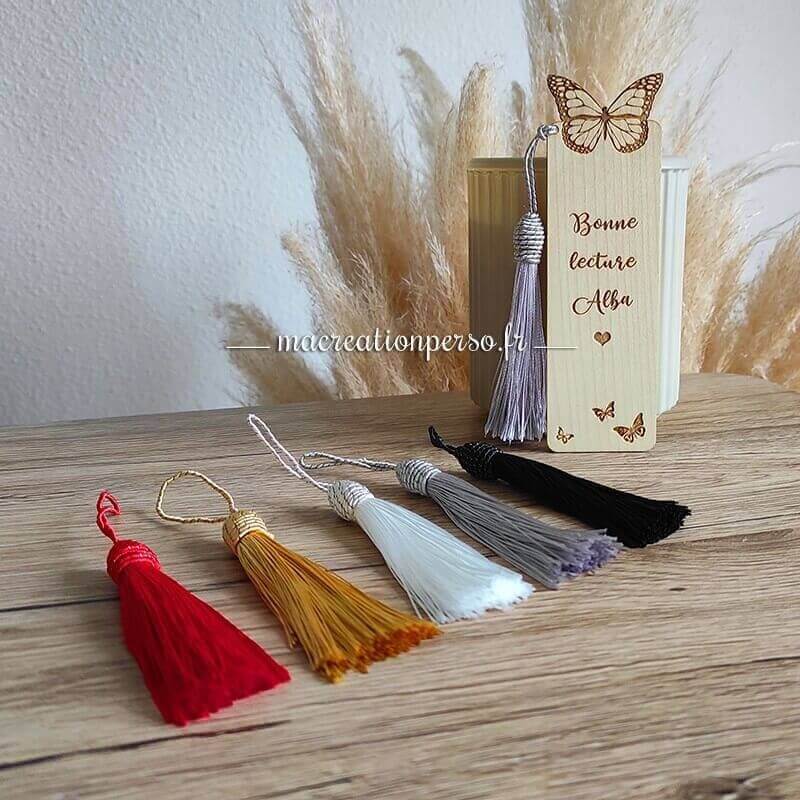 Marque page papillon avec pompom 