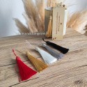 Chat marque page bois personnalisé avec pompom