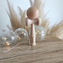 Bilboquet japonais kendama personnalisé bois gravé Gabriel
