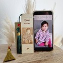 Marque page photo personnalisé enfant en bois