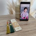 Marque page photo enfant à personnaliser en bois