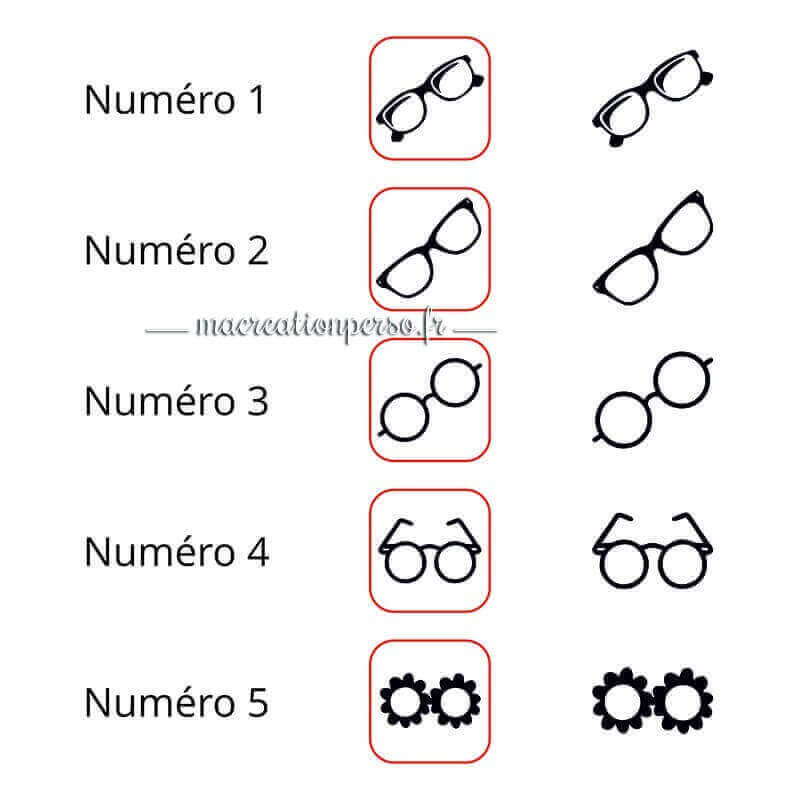 Badge opticien nominatif personnalisé lunettes