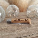 Opinel gravé chien chasse Animalia couteau N°08 