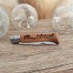 Opinel manche gravé sanglier couteau N°08