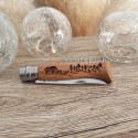 Opinel manche gravé sanglier couteau N°08