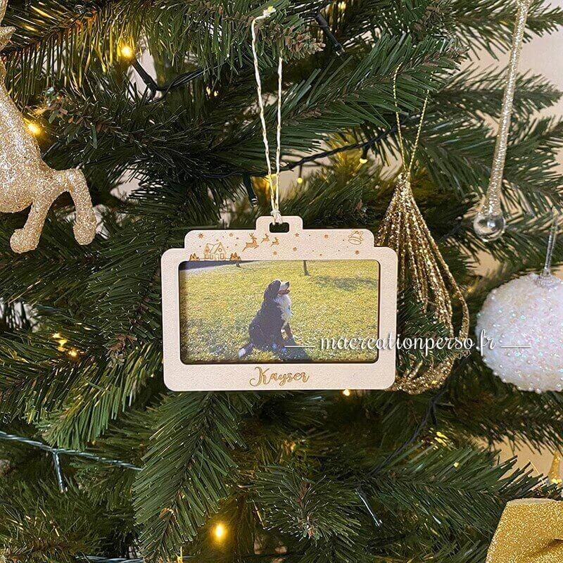 Boule de noël avec photo 