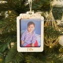 Boule de noël personnalisée photo prénom
