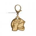 Cadeau personnalisé pompier porte-clef