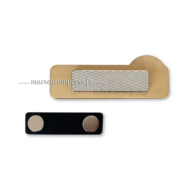 Attache magnétique arrière du badge enfant personnalisé