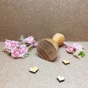 Tampon mariage chic gravé en bois