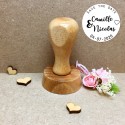 Tampon en bois pour faire part de mariage 