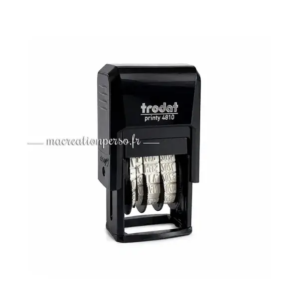 Tampon dateur Trodat Printy 4810 automatique pour marquer rapidement la date.