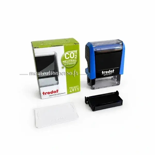Tampon encreur Trodat 4911 compact et ergonomique, idéal pour le bureau.