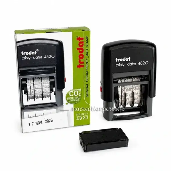 Utilisation du tampon dateur Trodat 4820 pour documents professionnels