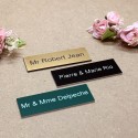 3 plaques de boite aux lettres personnalisés