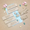Plaquette personnalisée pour carte du monde en bois personnalisable - 82 x 25 mm 