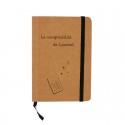 Cahier de note kraft personnalisable