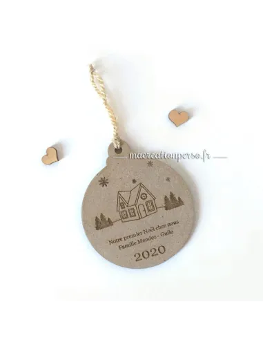 Boule de noël Notre premier Noël chez nous  2020
