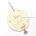 Boule de Noël géante personnalisée francaise avec cordelette