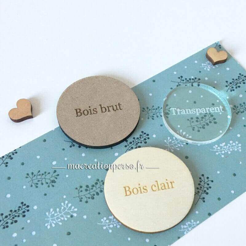 Quatres matières de la Botte de Noël personnalisée fabrication francaise