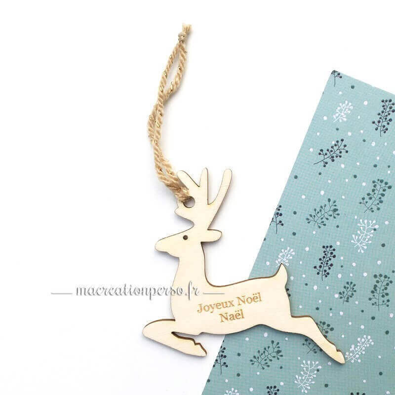 Renne de Noël à personnaliser - ma creation perso