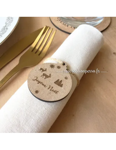 Décoration pour serviette de table personnalisable