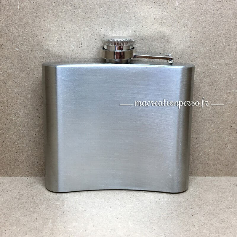 Flasque alcool personnalisée en inox 