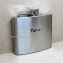Flasque personnalisée prénom Thierry en inox