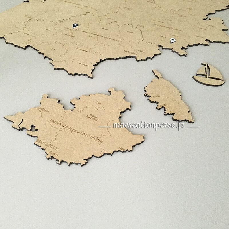 Créer une carte avec des repères