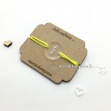 Bracelet garçon personnalisé Marin bijoux pour enfant cordon jaune