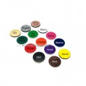 Différents coloris disponibles de jeton Map pour carte du monde en bois personnalisée - macreationperso