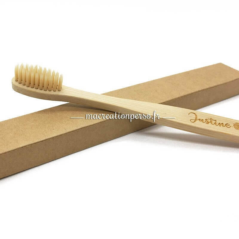 Brosse à dent en Bambou personnalisée recyclable