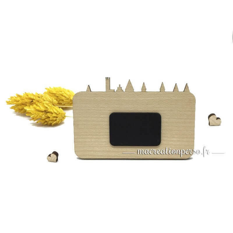 Aimant du magnet Carcassonne en bois 