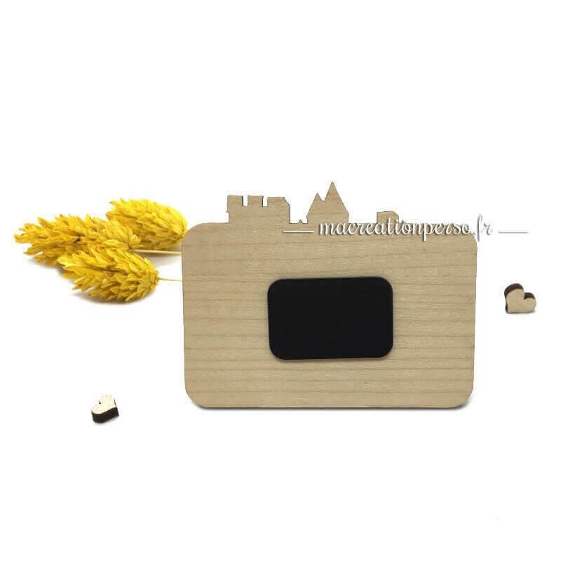 Magnet  aimant de Carcassonne en bois 