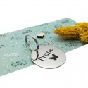 Médaille pour chien ou médaille pour chat ronde - Or et Argent - Macreationperso