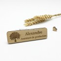 Badge magnétique prénom gravé