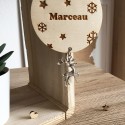 Boule de Noël gravée Prénom Marceau breloque renne