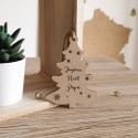 Décoration sapin personnalisée Noël prénom en bois