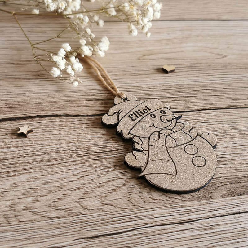 Décoration bonhomme de neige made in France