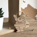 Décoration en bois Père Noël made in France