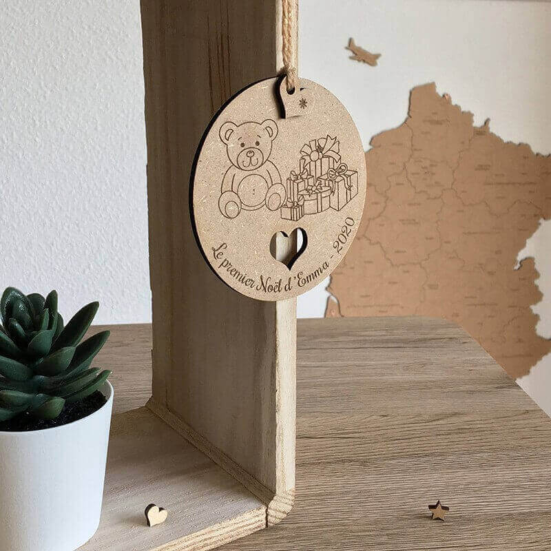 Boule Mon premier Noël" à personnaliser  