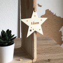 Étoile de noël sapin déco personnalisée bois